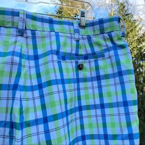 Izod Plaid Golf Shorts Perform X Men's 40